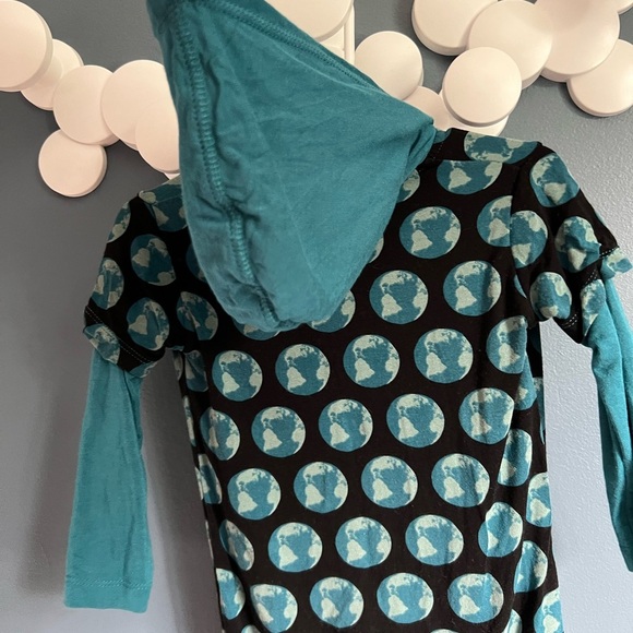 KicKee Pants Polo Romper - Midnight Environment Protect - Picture 4 of 9